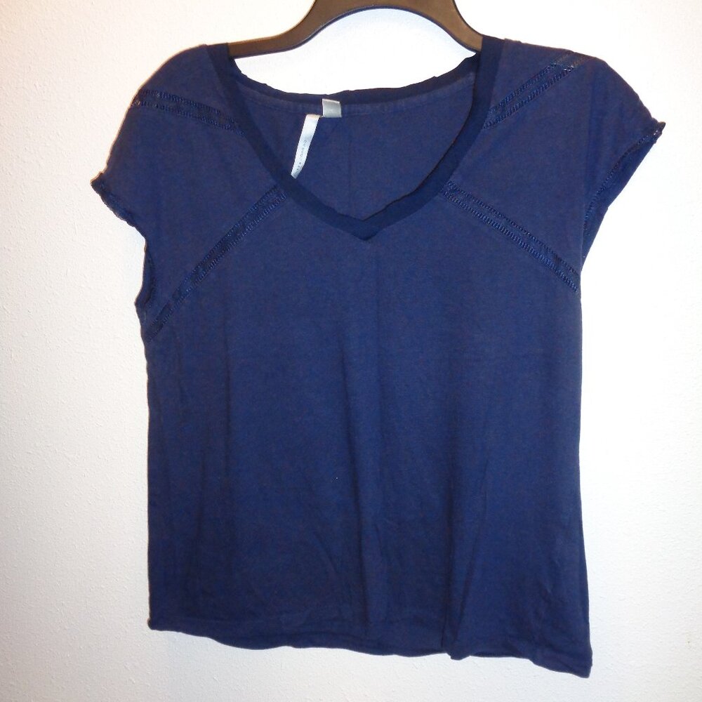 LC Lauren Conrad Women's Short Sleeve Top Size Medium - Picture 1 of 8